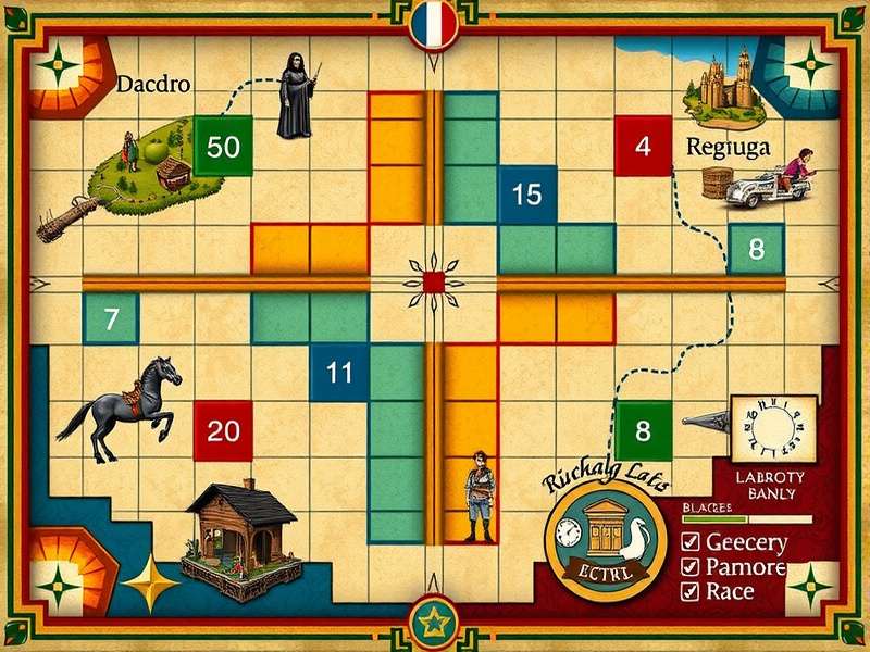 Ludo Saga Regional Variations Map